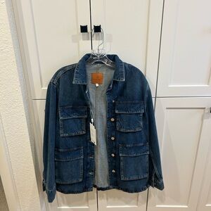 Anine Bing Blue Denim Jacket